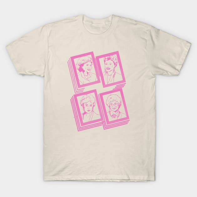 เสื้อยืด Vintage Golden Girls \/\/ Vintage Design Style T-Shirt แท้ Cotton 100% การ์ตูน S-5XL y2k