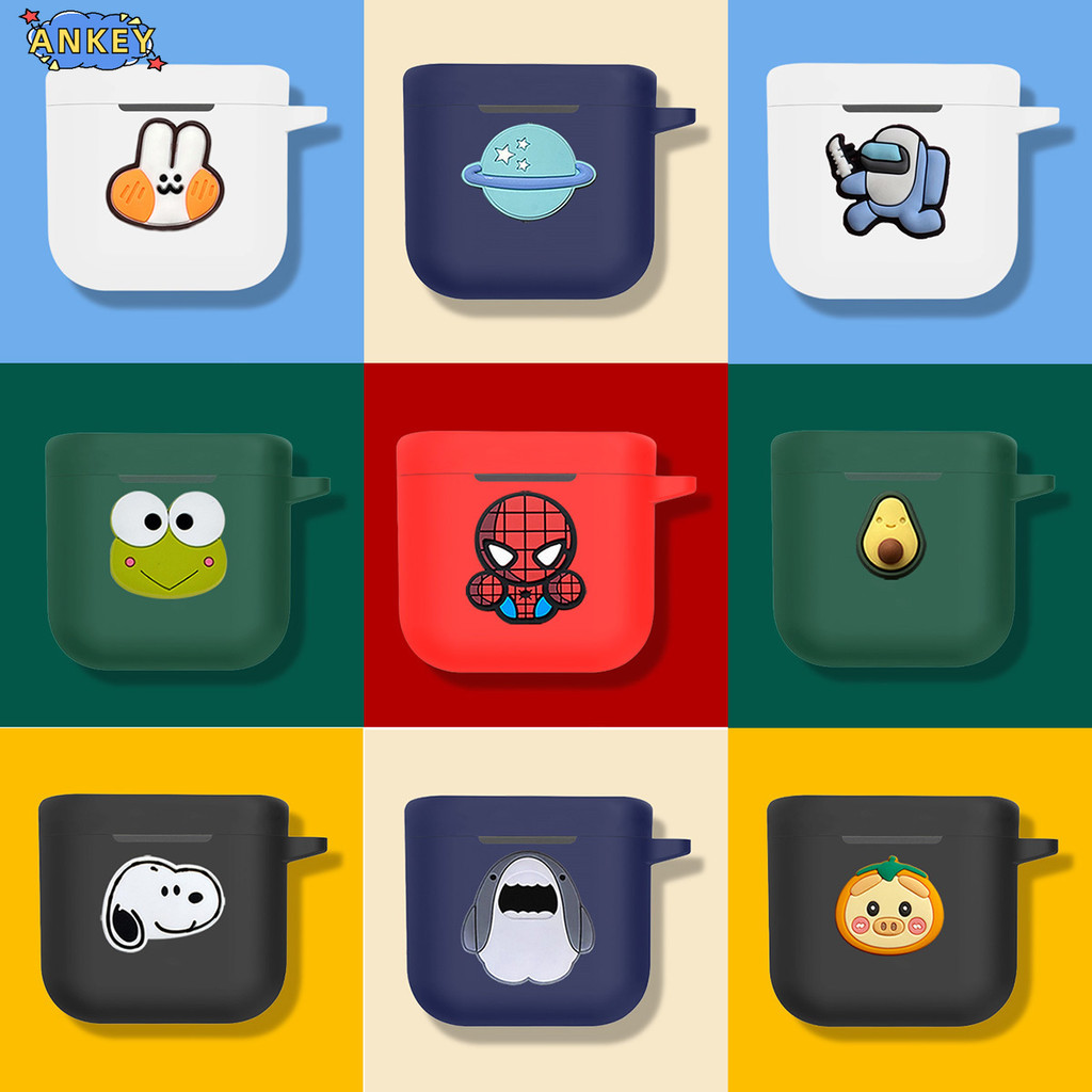 Case for Bowers & Wilkins Pi7 S2 / Pi5 S2 Protective silicone Cute Cartoon Covers Bluetooth Earphone