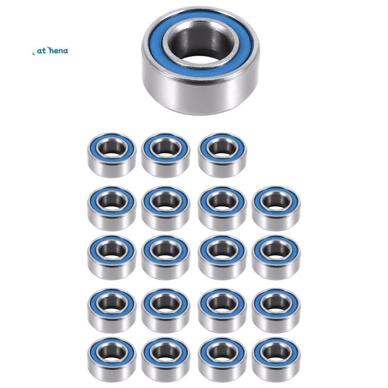 athena5520PCS MR105- 5X10X4mm Ball Bearing Steel Double-Shielded Miniature Ball Bearings