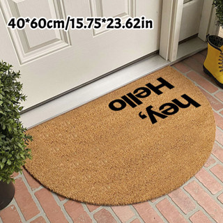 【เรียบ】พรมต้อนรับแบบครึ่งวงกลม สำหรับประตูหน้าบ้าน ขนาดยักษ์…