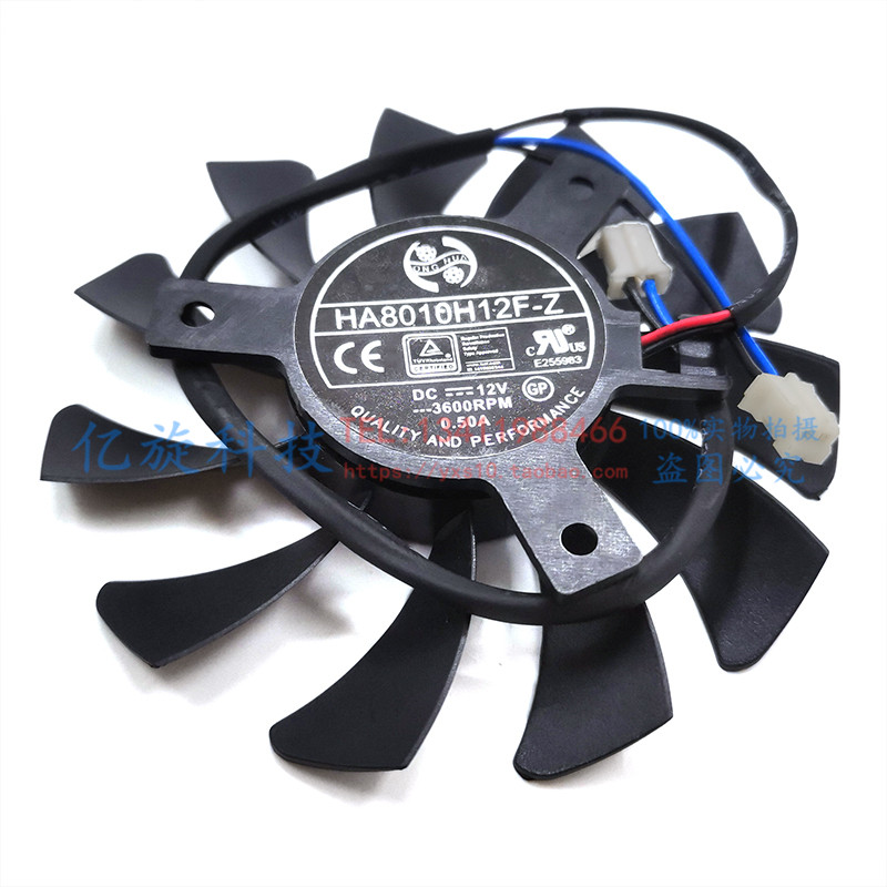 ยี่ห้อใหม่ MSI MSI GeForce GTX 1050 High Wind 2G กราฟิกการ์ดพัดลมระบายความร้อน HA8010H12F-Z