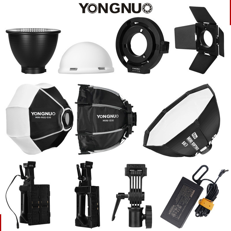 YONGNUO YONGNUO YN150S YN150Li เติมแสง Softbox Baorong Chuck Handle อุปกรณ์เสริม