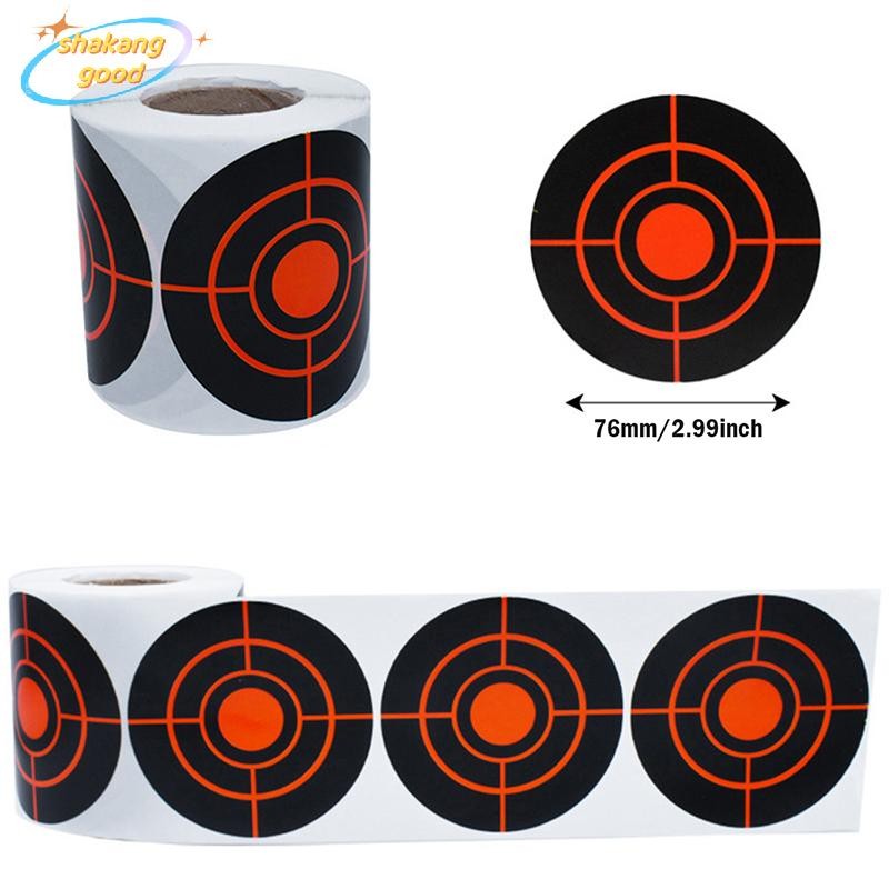 SKTH 100/250 ชิ้น Shoog Target Targets Splatter สติกเกอร์สําหรับ Shoog Practice SKK