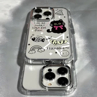 Cute Cat เคส For OPPO A6X A3 A3X A5 A6 Pro A57 2022 A78 A79 A9 2020 A15 A16 A54 A18 A38 A53 A60 A58 A5S A12 A31 TPU Soft