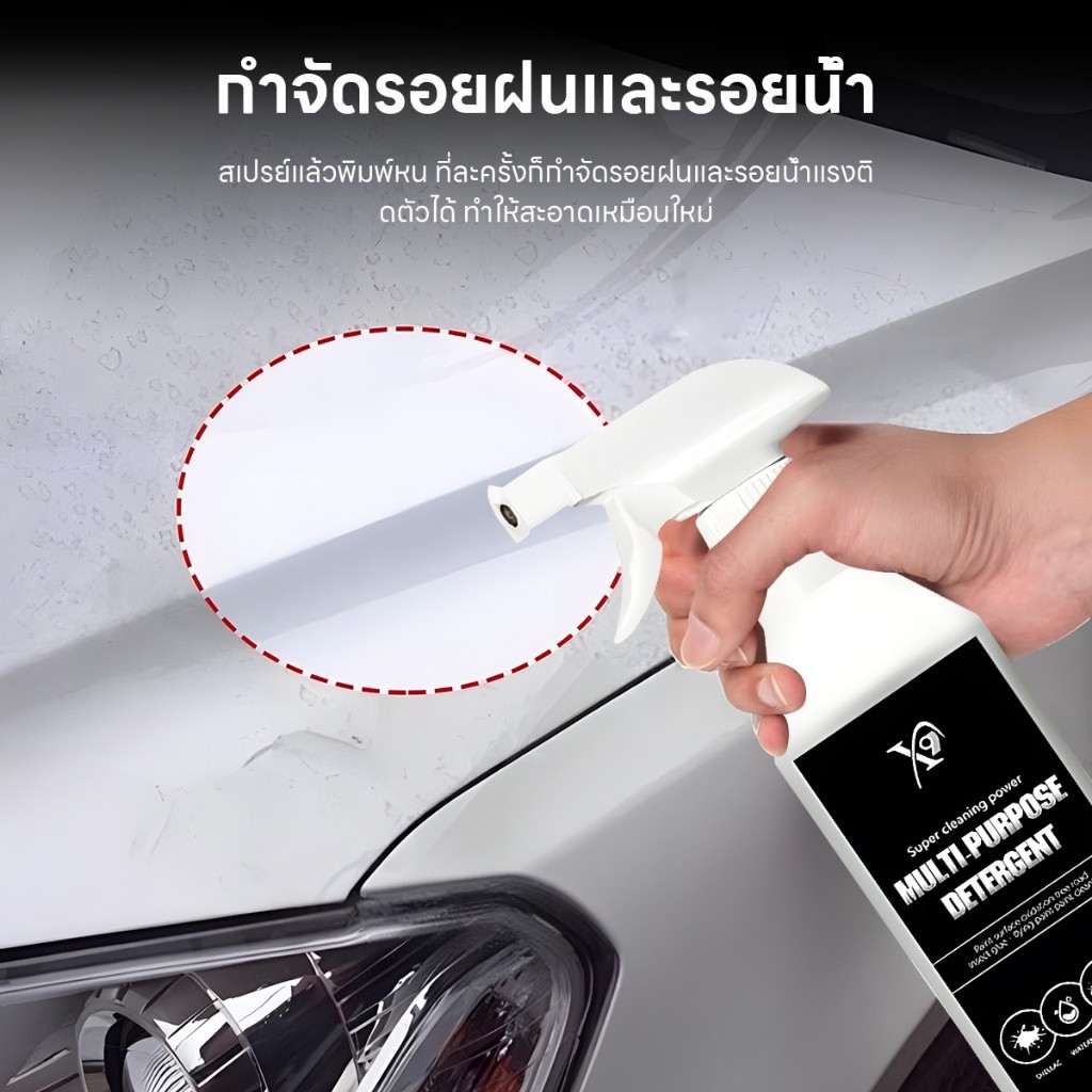 น้ำยาทำความสะอาดอเนกประสงค์ น้ำยาล้างเครื่องยนต์ไม่ต้องล้างน้ำล้าง​น้ำมัน​เครื่องคราบจารบีดินโคลน คราบสกปรก​ในครัวเรือน​ ราคา ถูกที่สุด ดีลบีเคเค แกลเลอรีภาพที่ 5