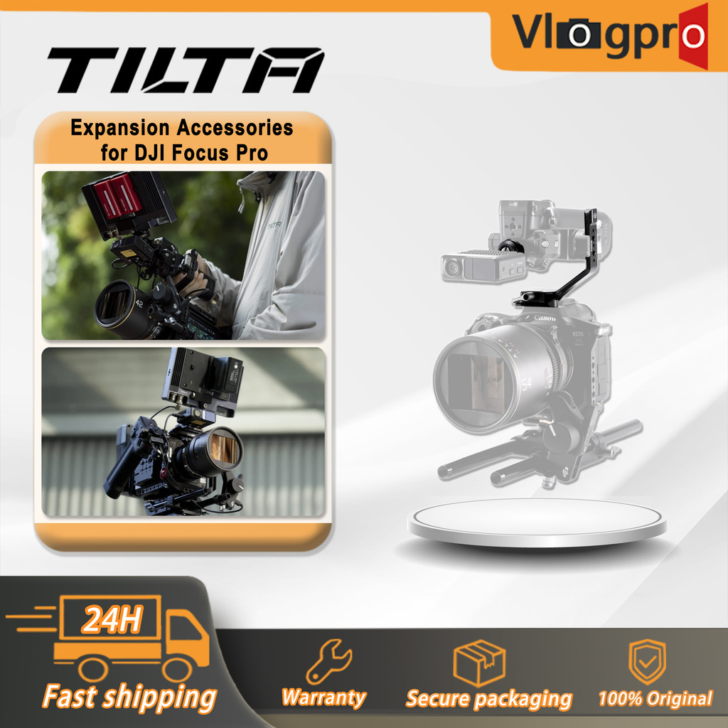 ชุดขยาย Tilta เข้ากันได้กับ DJI Focus Pro | รวมอะแดปเตอร์ที่จับด้านบนสําหรับมือจับและขายึดแบบหมุนได้