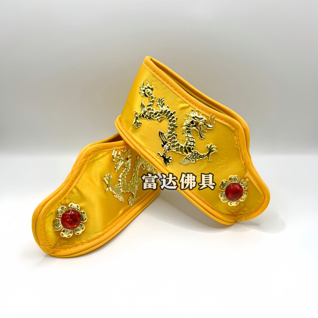 Shanbai สไตล์เดียวกัน Xianjia บูชาชาย fairy รองเท้า Guans fairy รองเท้าวัดปากบูชารองเท้าผ้าแบน Xianj