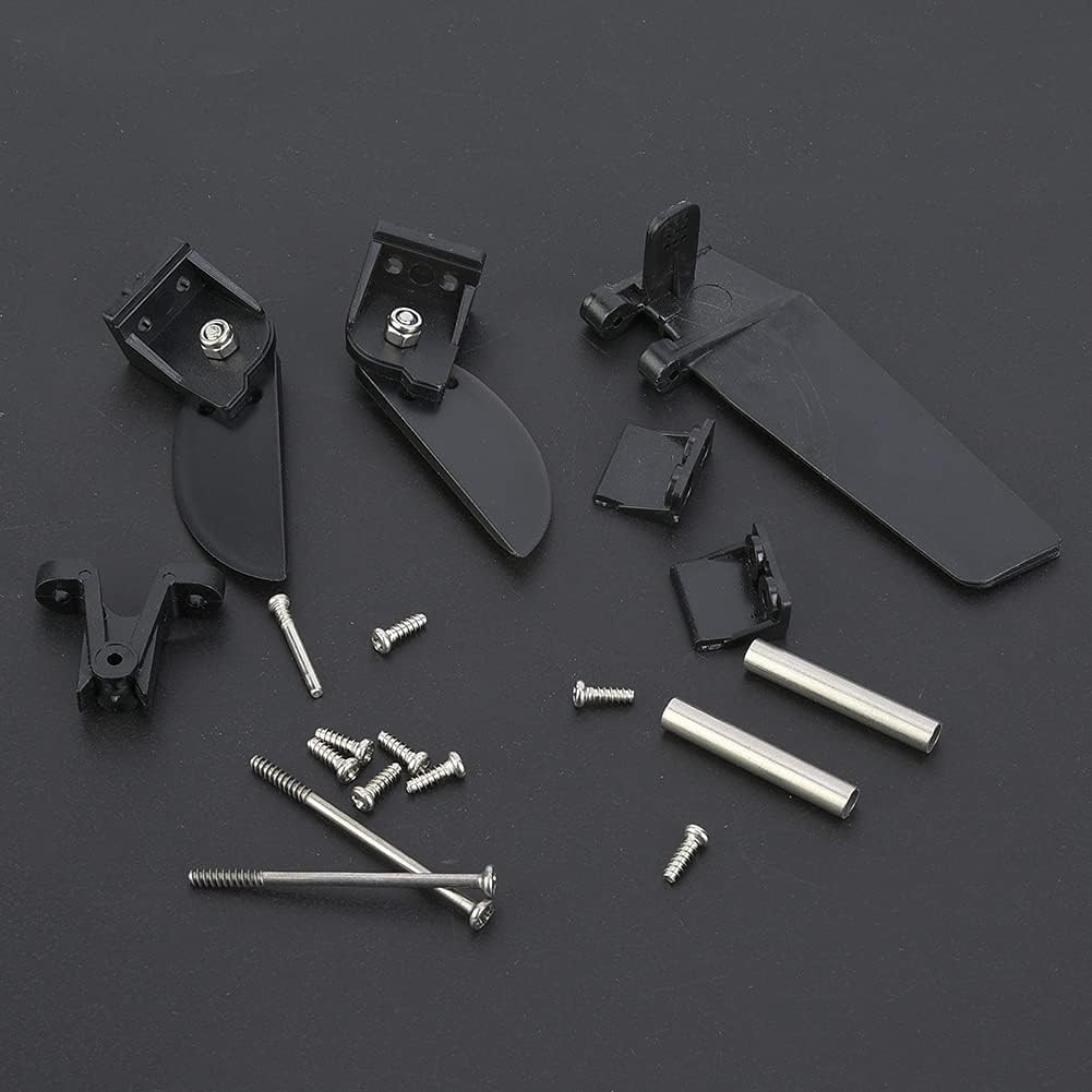 Shanrya RC Boat Parts Set - หางหางพวงมาลัย & Turn Fin Accessories - เหมาะกับ FT012 เรือ RC ไร้แปรงถ่