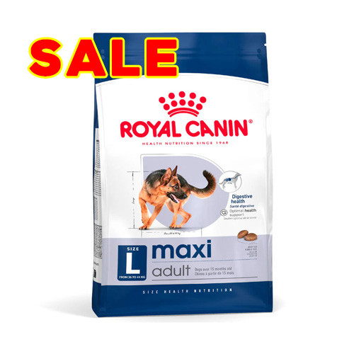 Sale[EXP22/8/26] Royal canin Maxi adult 4 Kg อาหารสุนัขพันธุ์ใหญ่