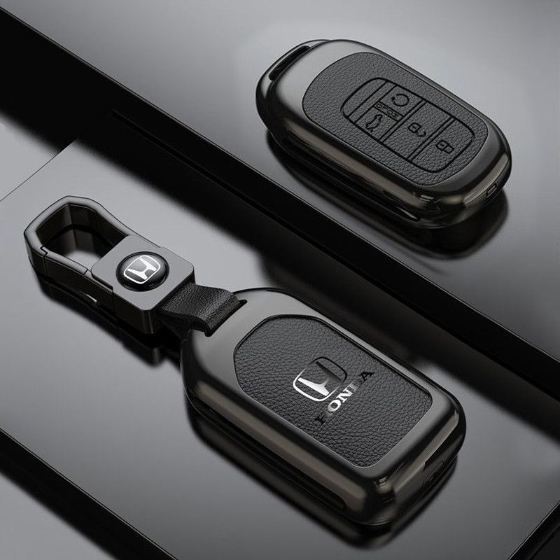 ปลอกกุญแจรถยนต์ฮอนด้าโลหะผสมสังกะสี – เหมาะกับ Civic, Accord, CR-V, Fit, XR-V, Vezel, Integra, Avancier, Breeze, UR-V, Inspire, Crider, ZR-V, Odyssey, Elysion, City อุปกรณ์ตกแต่งรถยนต์ ราคา ถูกที่สุด ดีลบีเคเค