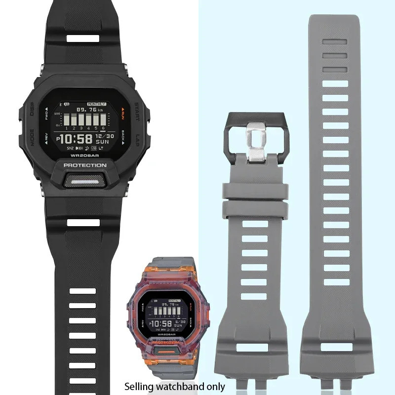 สายนาฬิกาเรซินคุณภาพสําหรับ Casio G-SHOCK Series 3506 GBD-200-1AGBD-200RD-4 สายซิลิโคนเฉพาะสร้อยข้อม