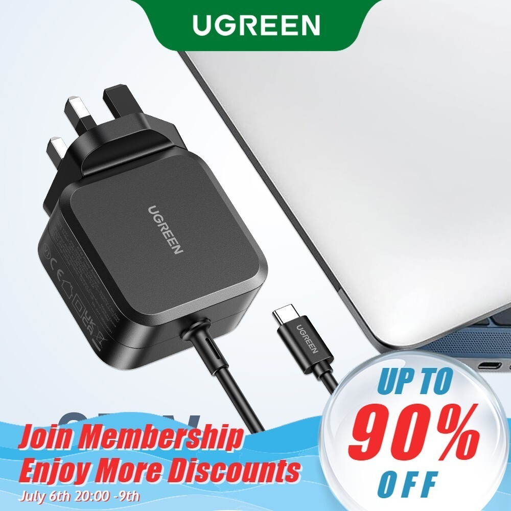 UGREEN 67W Universal Power Adapter USB C Fast Charger ใช้งานร่วมกับ iPhone 16 Pro Max iPhone 15 14 1