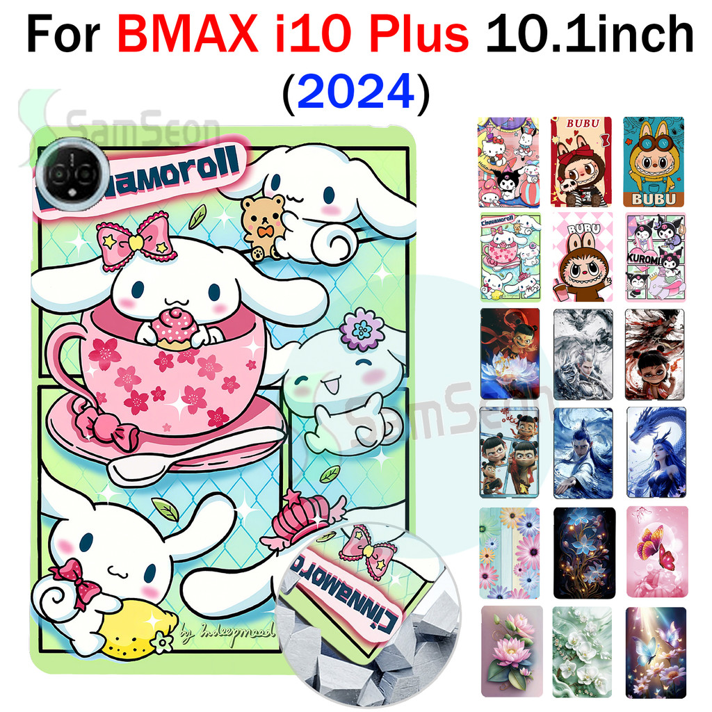 สําหรับ BMAX i10 Plus 2024 แท็บเล็ต Android 15 10.1 MaxPad i10 Plus คุณภาพสูงแฟชั่นน่ารัก Soft TPU แท็บเล็ต Anti-fall กรณี