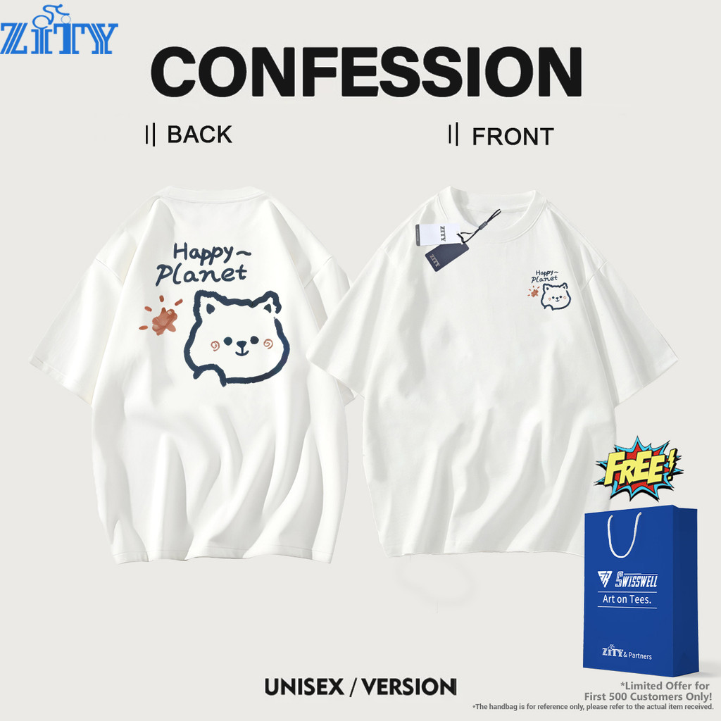 ZITY เสื้อยืดลายเครื่องปรุง Holiday T-shirt Cotton 100% ลาย cat🌶️ คอกลมคอฟิต Unisex ไซส์ Oversize สกรีนหน้าหลัง ผ้านิ่มๆนุ่มใส่สบาย คุณภาพดี เสื้อยืดผู้ชาย แนวสตรีท พร้อมส่งจากไทย 🇹🇭 COD L5