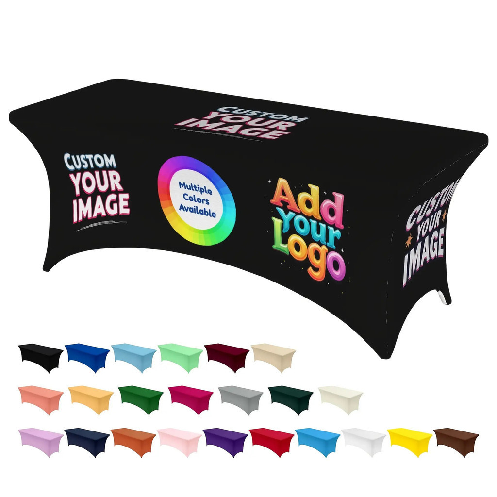 ผ้าปูโต๊ะยืดหยุ่น ขนาด 182.88x121.92 cm หลากสีสัน เหมาะสมสำหรับเทศกาล Halloween และคริสต์มาส