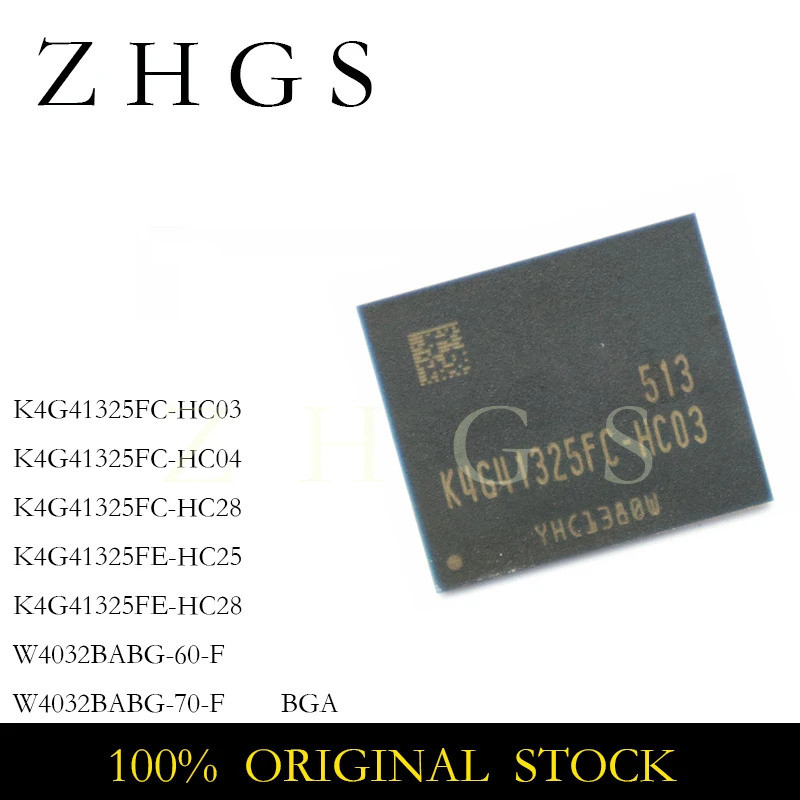 1PCS K4G41325FC-HC03 K4G41325FC-HC04 K4G41325FC-HC28 K4G41325FE-HC25 K4G41325FE-HC28 K4G41325FE-FS03