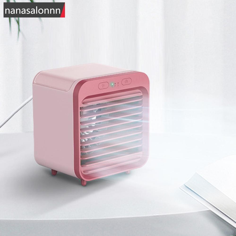 NNL Mini Air Conditioner Air Cooler Fan USB Chargeable Portable 3 Gear Air Cooling Fan พัดลมตั้งโต๊ะ