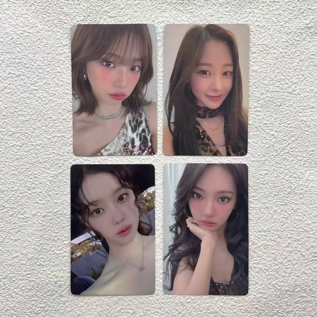 ของแท้ aespa Photocard งานสกปรก T-Shirt Card karina ฤดูหนาว