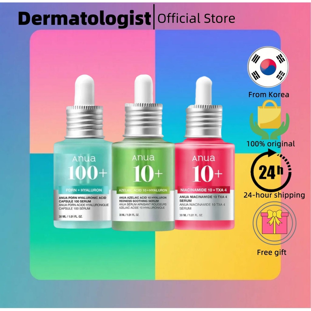 [ANUA] 10% + 4% | 10% + ไฮยาลูรอน | PDRN 30มล