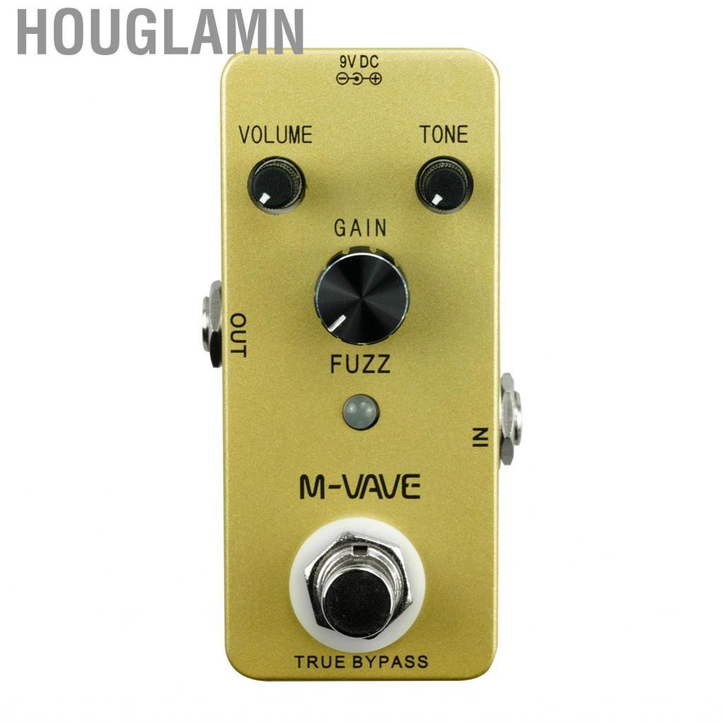 Houglamn Houglamn-th M-Vave Fuzz Vintage Fuzz Guzz Effect Effect Pedal Zinc Alloy Shell Bypass จริง