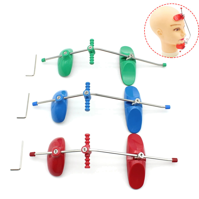 Dental Forward Pull Headgear Facemask With Single Lever Adjustable for Underbite Correction เครื่องมือทันตกรรม