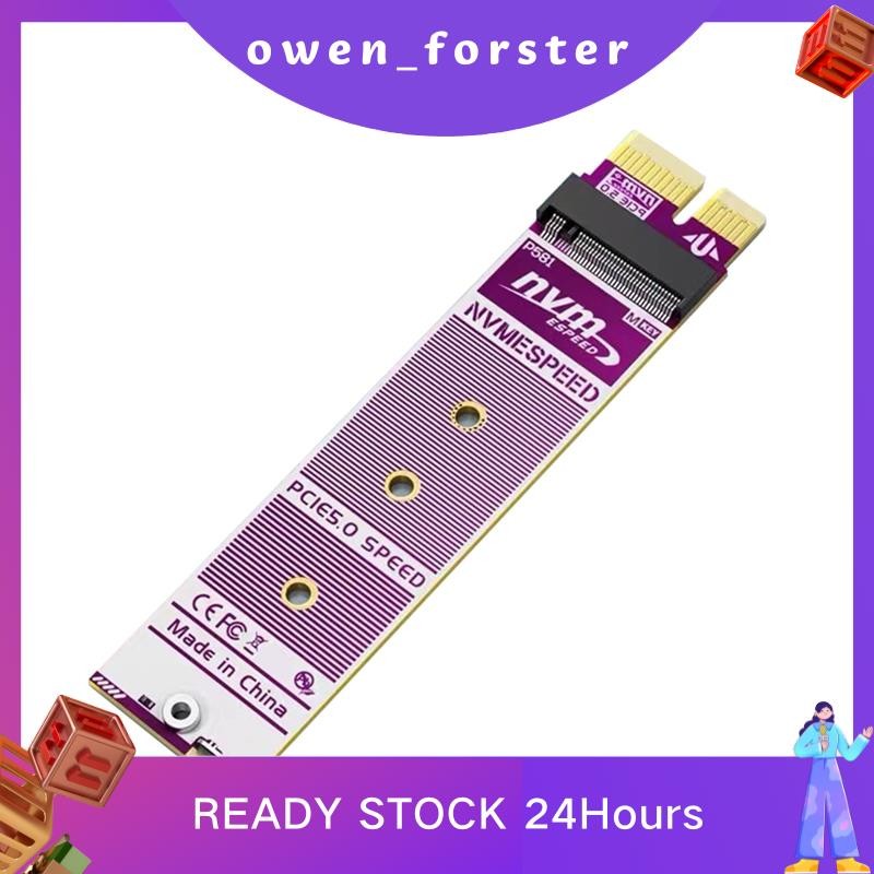 In Stock M. การขยายตัว SSD 2 NVME PCIe 5.0 X1 ถึง M 2 การ์ดอะแดปเตอร์อินเทอร์เฟซ M-Key Solid-State D