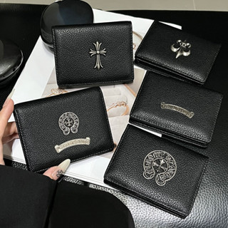 กระเป๋าสตางค์หนังผู้ถือบัตรความจุขนาดใหญ่ผู้ชายผู้หญิงครึ่งพ…