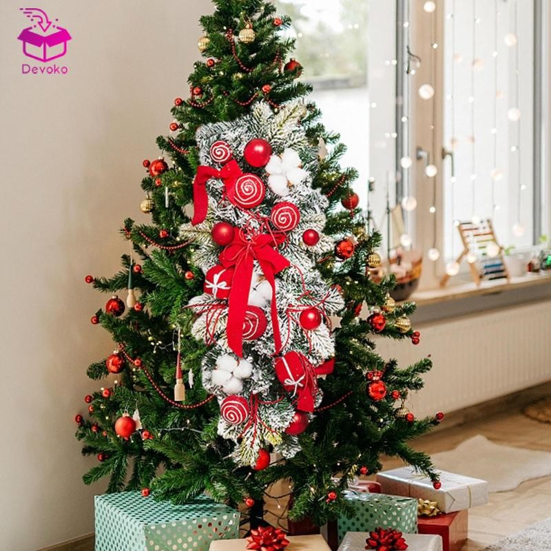 [chiwanji2mf] คริสต์มาสบันได Swag คริสต์มาสของขวัญคริสต์มาสกับ Bowknots หัตถกรรมเทศกาล Teardrop Swag