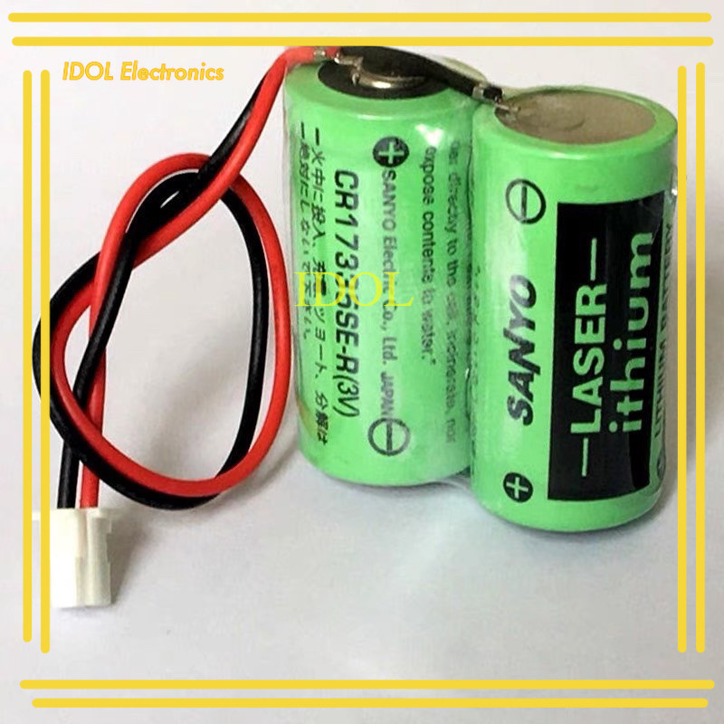 ในไทย Cr17335se-r. 3v. แพ็คคู่ 6v cr17335se แบตเตอรี่ แพ็คคู่  6v  มีหน้าร้าน มือ1