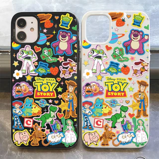 เคสโทรศัพท์มือถือเยลลี่ มีสีสัน สวย การ์ตูน โชคดี รักรูปร่างหัวใจ For IPhone16 15 14 13 11 6 7 8plus Pro Promax GDTPU500