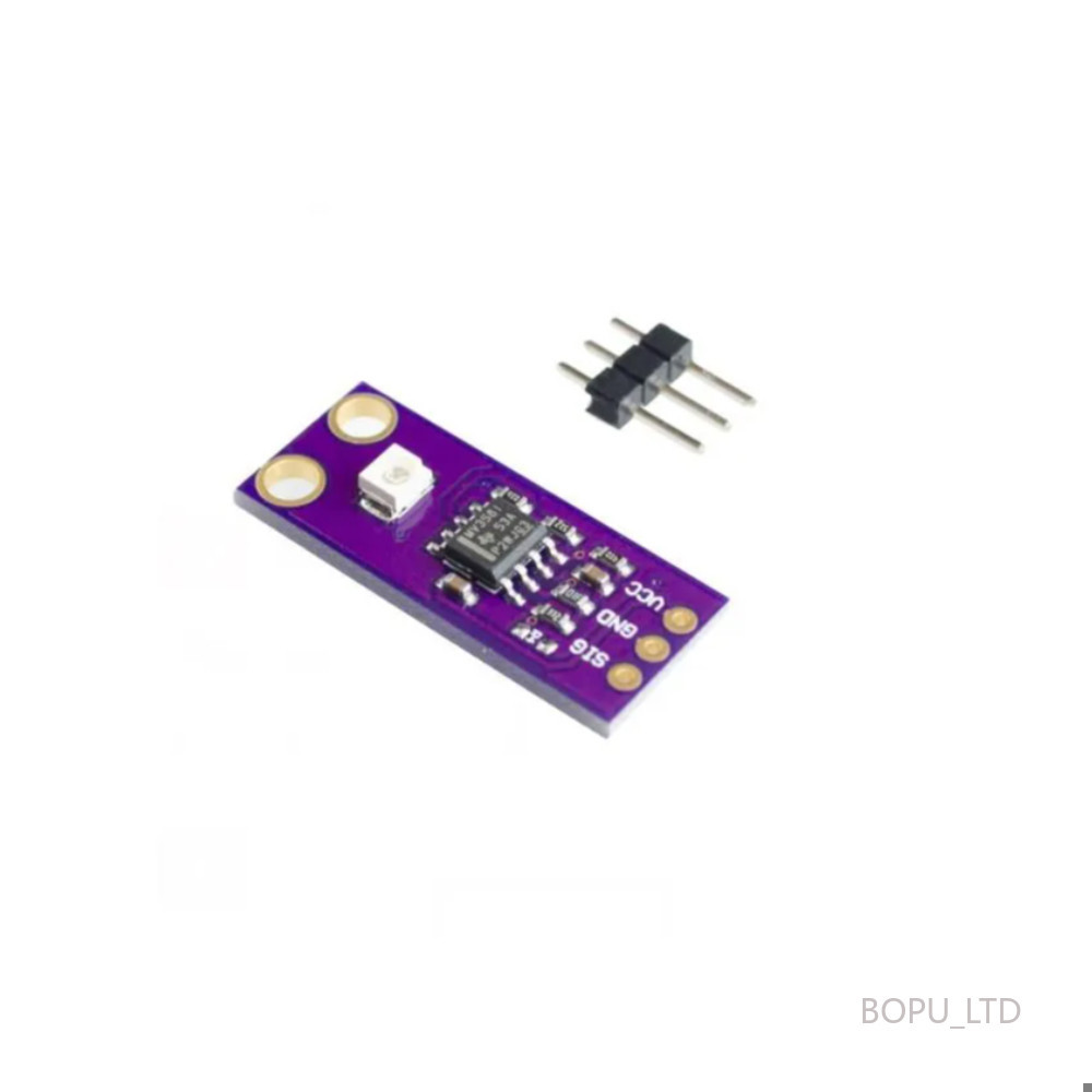 GUVA-S12SD UV Detection Sensor โมดูล S12SD Light Sensor Diy ชุดอิเล็กทรอนิกส์ PCB บอร์ดโมดูล 240nm-3