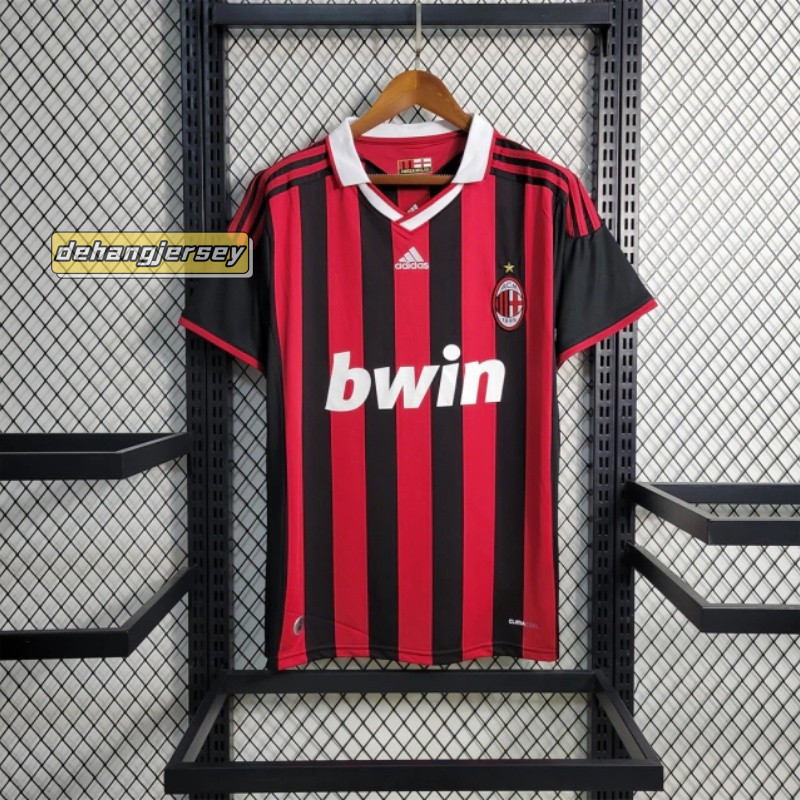 ACMilan Retro Edition 2009/10 เสื้อทีมและเสื้อเชิ้ต ไซส์ S-2XL