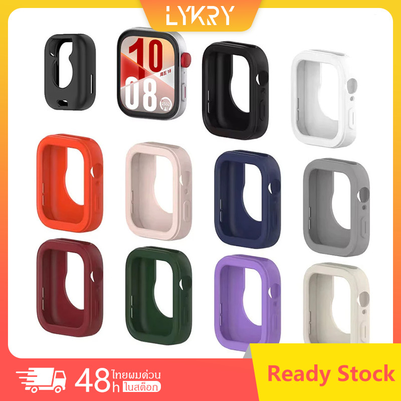 เคสซิลิโคนสำหรับ HUAWEI WATCH Fit 4 / HUAWEI Fit 4 Pro Soft bumper Screen Protector COVER สำหรับ sma