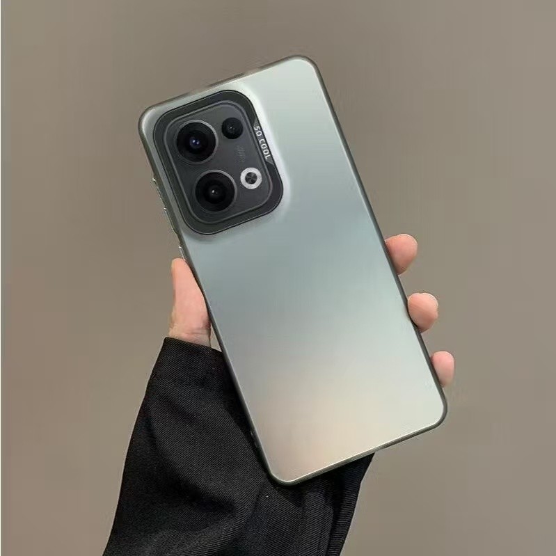 [ส่งจากไทย]ปลอกสําหรับ Oppo Reno14 Pro 14F 14Pro Reno14F Reno14Pro Reno13 Pro Reno13F โลหะ Frosted แ
