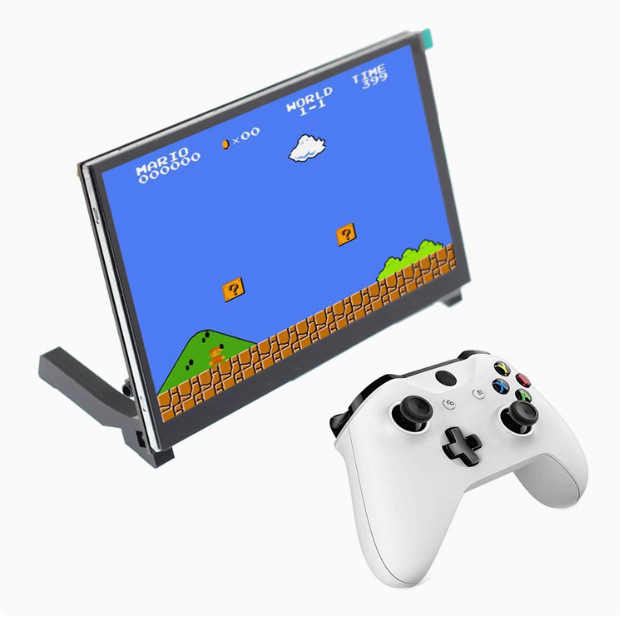 HDMI 23 ซม. Raspberry Pi LCD Touch Screen Display อุปกรณ์สําหรับ Raspberry Pi 3B+/ 4B พร้อมขาตั้ง