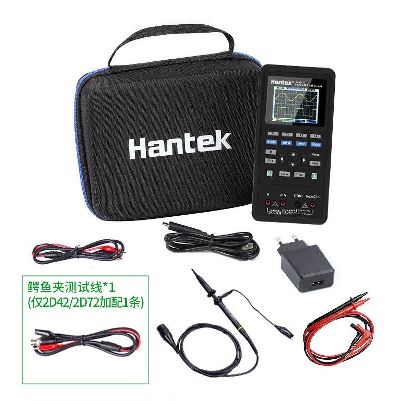 Oscilloscope 2D72 Hentai Hantek2C722C42 ขนาดเล็กมือถือ 2D42 Dual Channel แบบพกพา Y6I3