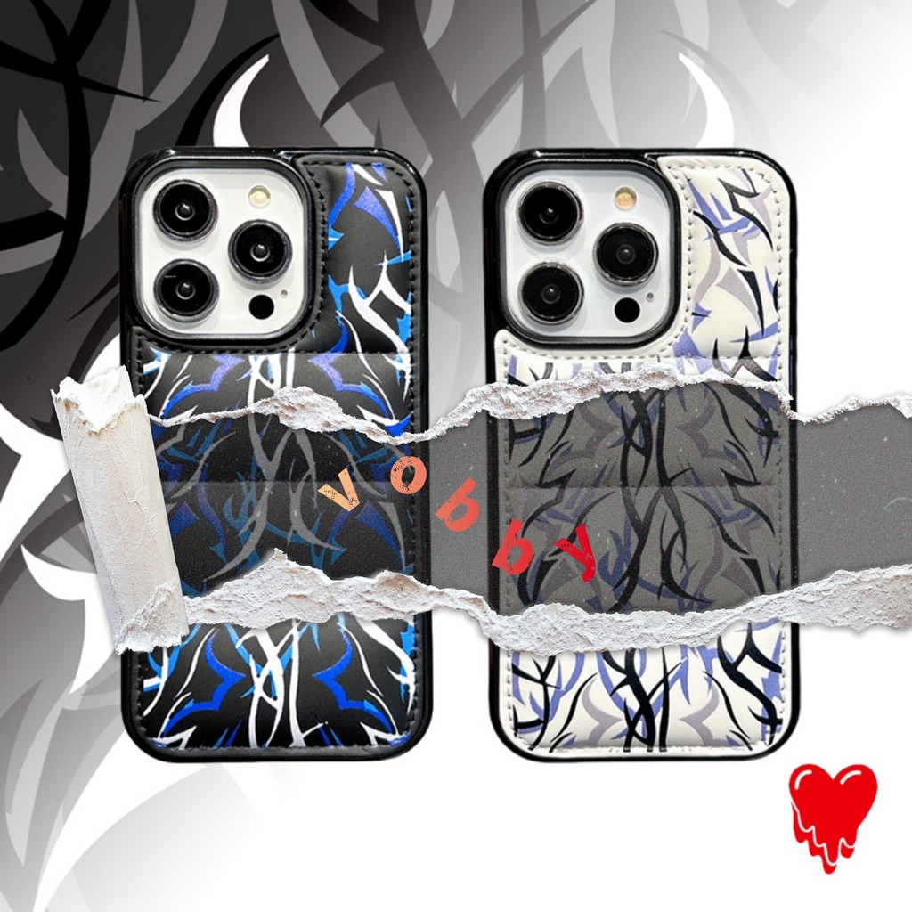 Thorns Label Down Jacket Soft Shellเคสโทรศัพท์เหมาะสําหรับIPhone17 17AIR 17P 17PM 16P 16PM 16Plus 16