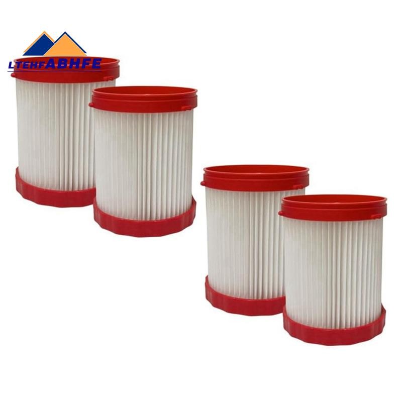 [ขายร้อน L]4 ชิ้น VF320H HEPA ปั๊มสูญญากาศสําหรับ 18V 2.6-Gallon เครื่องดูดฝุ่นเปียก/แห้ง GAS18V-3/G