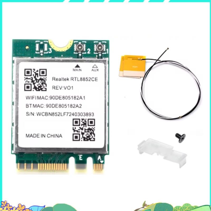 6E RTL8852CE M.2 การ์ดเครือข่ายสําหรับ 10/11 2.4/5/6GHz การ์ดเครือข่าย