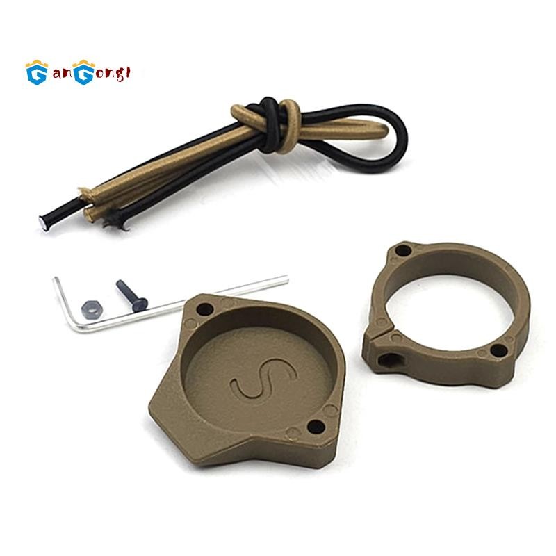 ฝาครอบเลนส์ไฟฉายสำหรับ M300/M600 กันกระแทกดี สีกากี ใช้ได้กับไฟฉายกลางแจ้ง