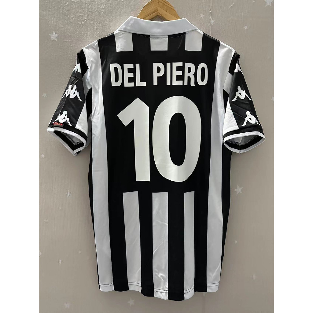 S-XXL Juventus Home Retro Jersey คุณภาพสูง ออกแบบตาม BAL PIERO ZIDANE