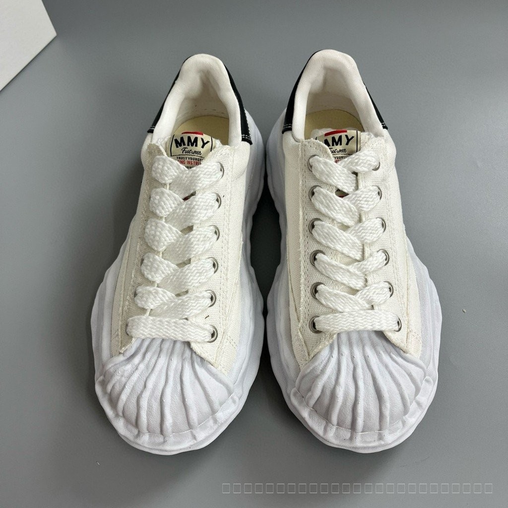 Mihara Koyu mmy Dissolve Shoes Canvas Shoes Shell Toe Thick Sole Height Increasing Japanese Style Un