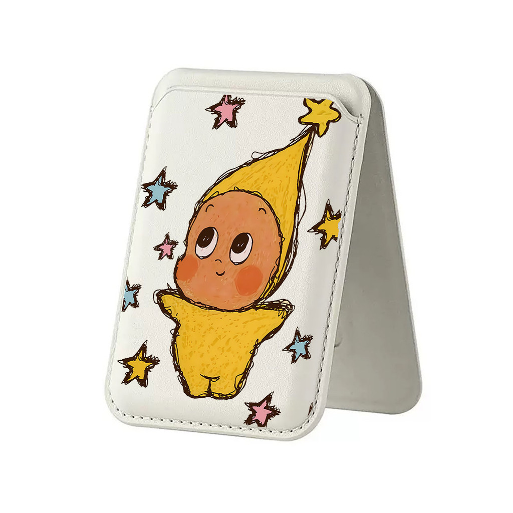 Star Elf รูปแบบกระเป๋าสตางค์สําหรับ iPhone 17 17pro 17promax 16 15 14 13 12 pro Max 16 PLUS การ์ดผู้ถือโทรศัพท์สําหรับกรณีกระเป๋า