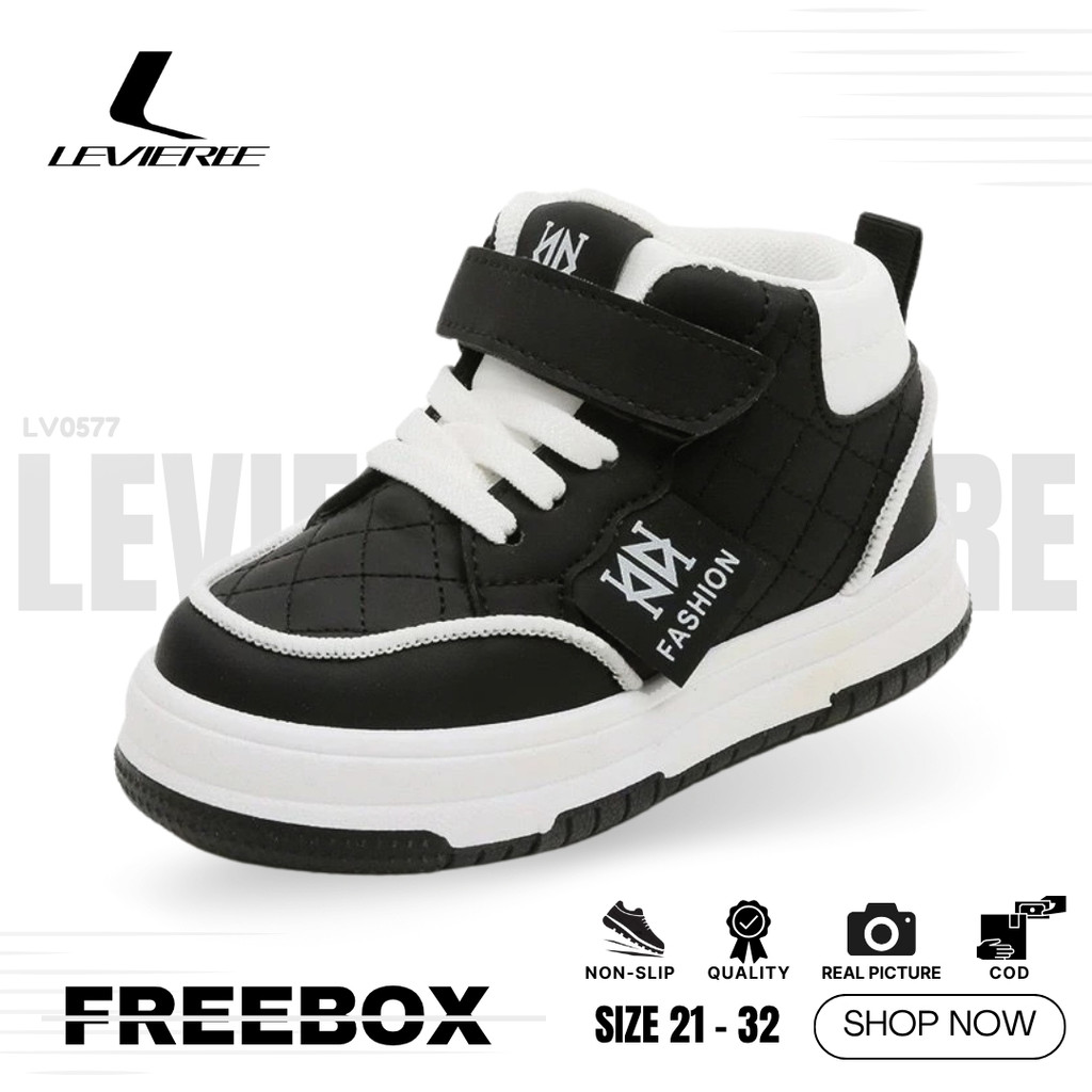 LVR SIZE 21-30 รองเท้าผ้าใบเด็ก ANkle Shoes Mini Boots LV0641