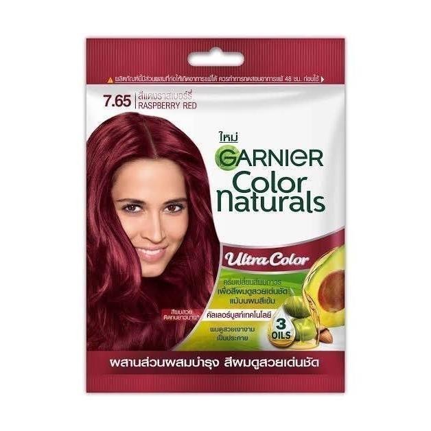 ใหม่ สีย้อมสีผม การ์นิเย่  [1 ซอง] คัลเลอร์ แนทเชอรัลส์ Garnier Hair Color Naturals - 4