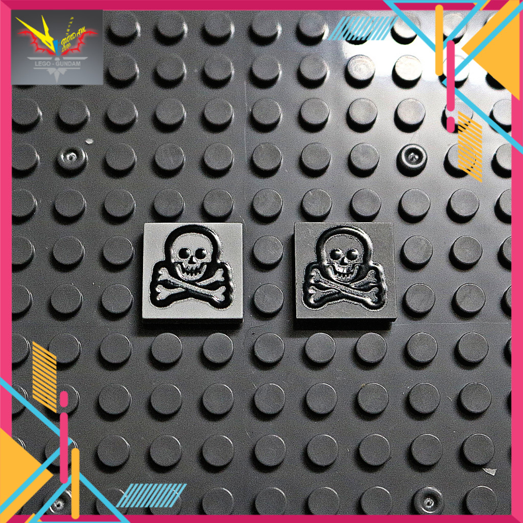 Combo อุปกรณ์เสริมการพิมพ์สติกเกอร์ UV Skull 2 ชิ้น N29
