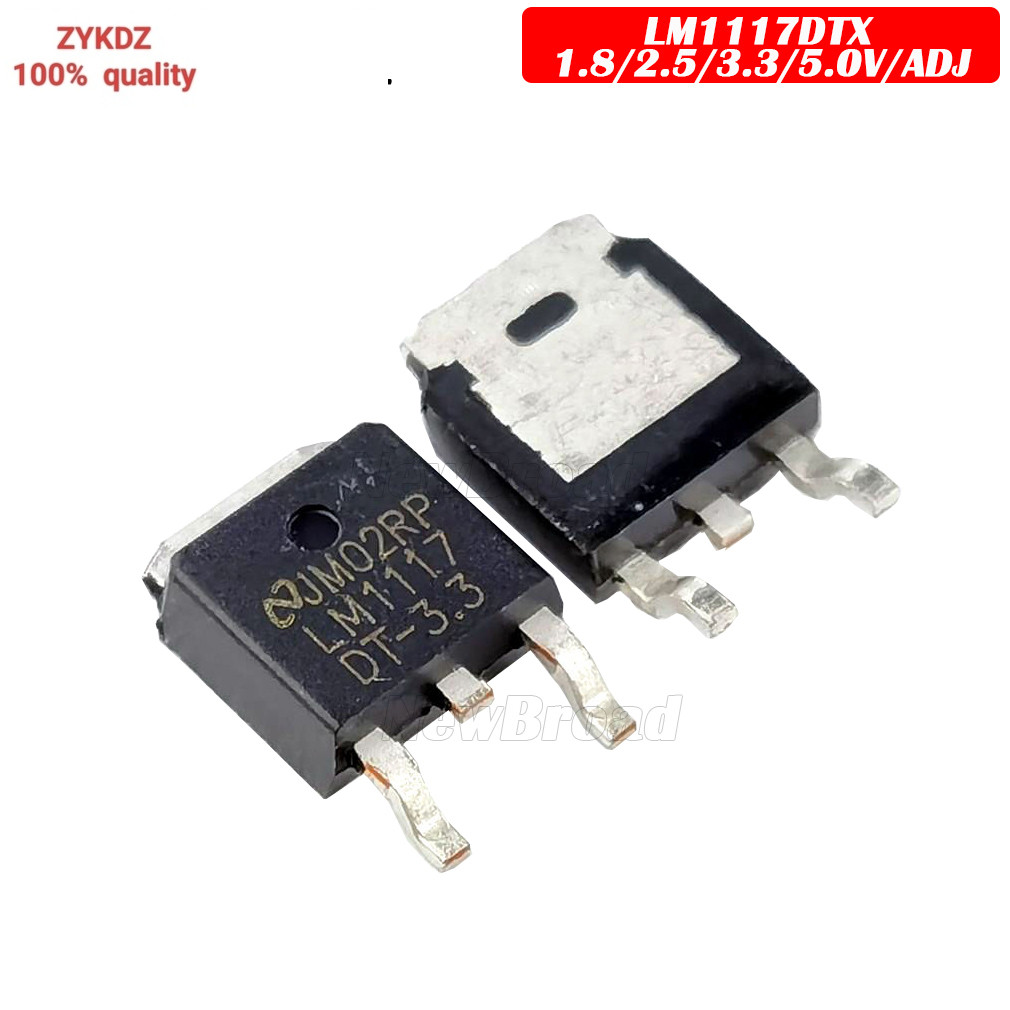 10pcs LM1117DT-1.8 LM1117DT-2.5 LM1117DT-3.3 LM1117DT-5.0 LM1117DT-ADJ LM1117DTX 1.8 2.5 3.3 5.0V AD