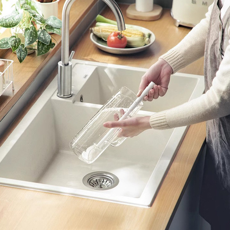 ขวดแปรง แปรงขวดซิลิโคนอ่อนนุ่ม ถ้วยแปรง ไม่มีมุมตาย ถ้วยน้ำแปรงทำความสะอาด เครื่องมือล้างขวดอเนกประสงค์