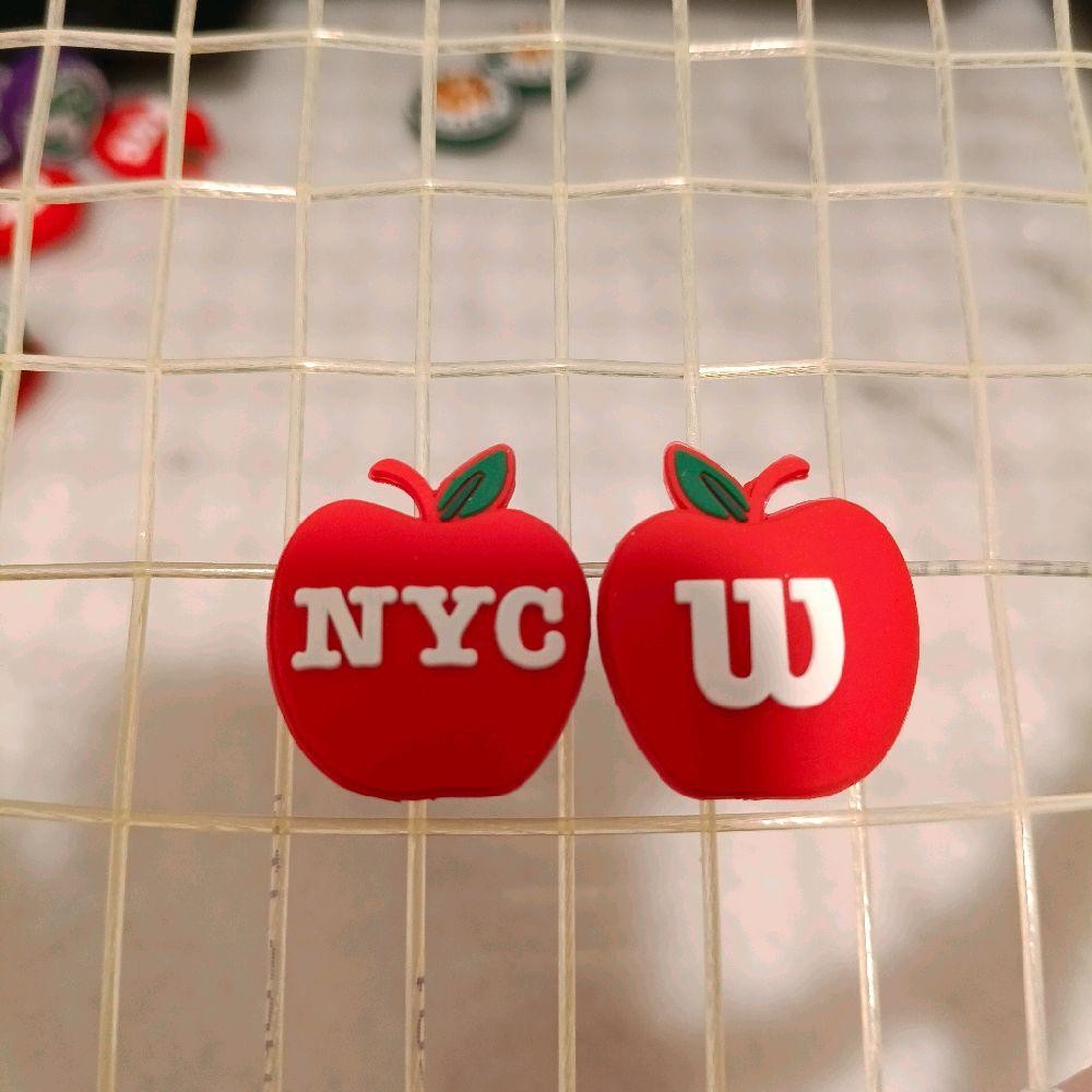 Dampener Tennis Damper nyc apple wilson Tennis Damper ไม้เทนนิสสีแดง Damper แร็กเก็ต