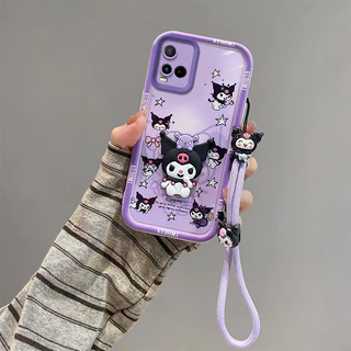 เคส VIVO Y21 Y21S Y21T Y33S Y33T T1X อะนิเมะตัวอักษรสติกเกอร์ตุ๊กตาเคสโทรศัพท์